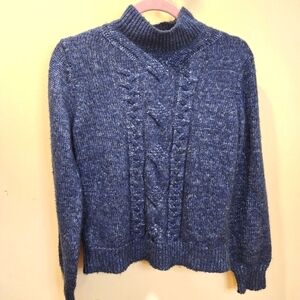 Banana Republic Vintage mock neck Blue Sweater size S